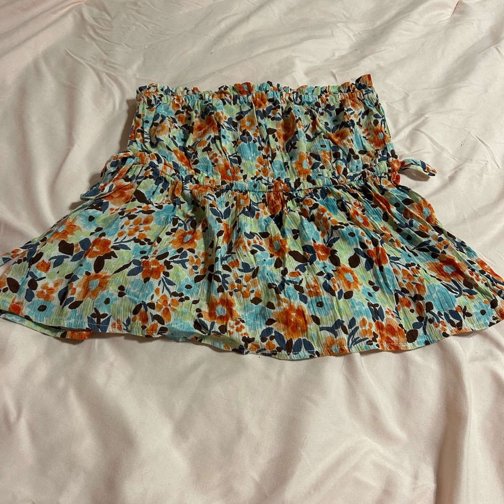 Floral Print Women's Tube Top